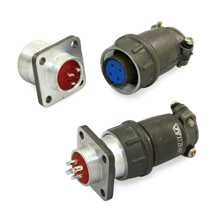 X12 Series- Nickle Plated Industrial Circular Connectors