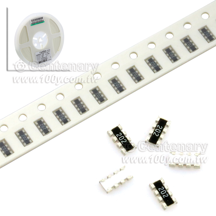 SMD排阻 2Kohm ±5% 8P4R - 108294 產品圖片