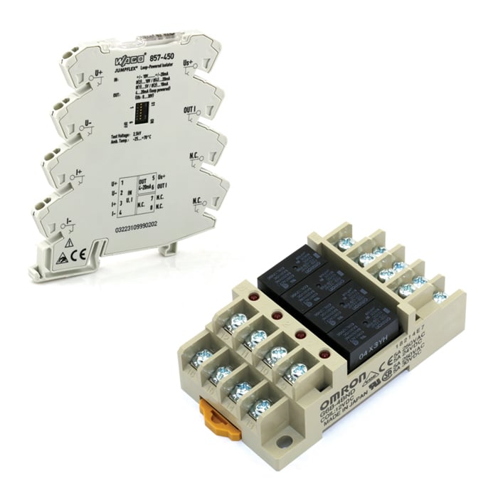 DIN Rail Mounted Relay Interface