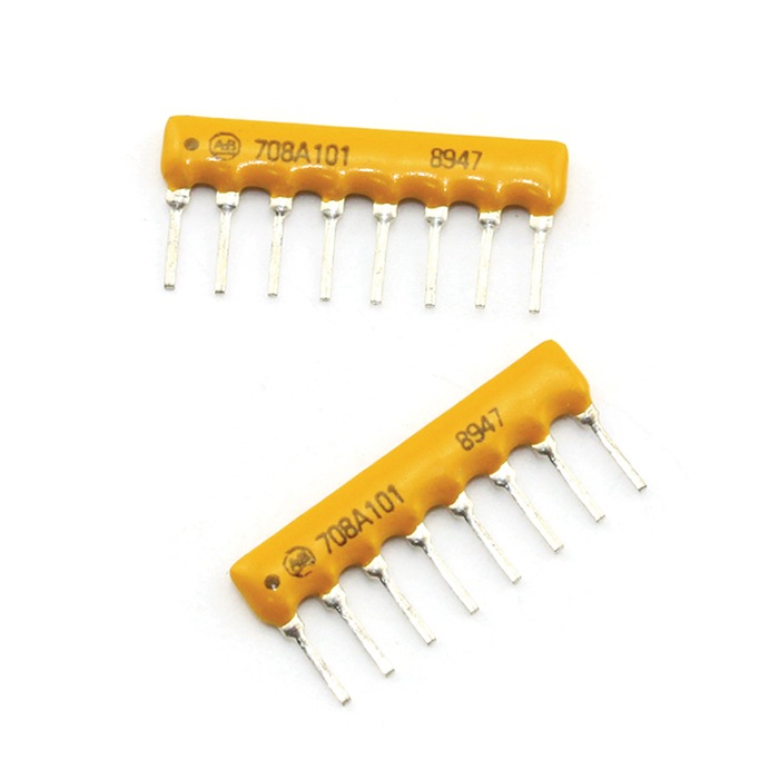 A-Type 8Pins 1/8W SIP Resistor Networks