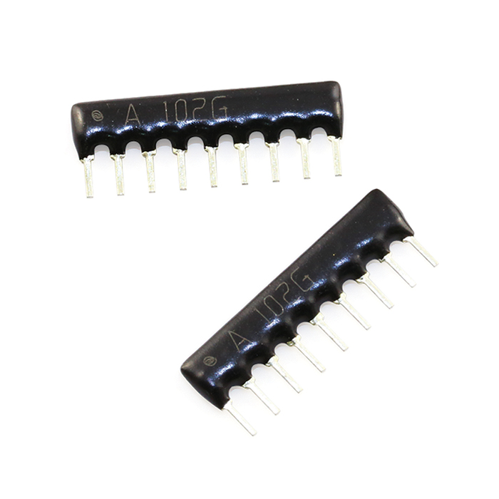 A-Type 9Pins 1/8W SIP Resistor Networks