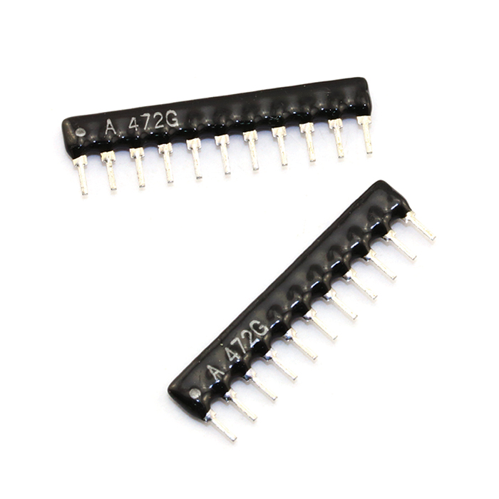 A-Type 11Pins 1/8W SIP Resistor Networks
