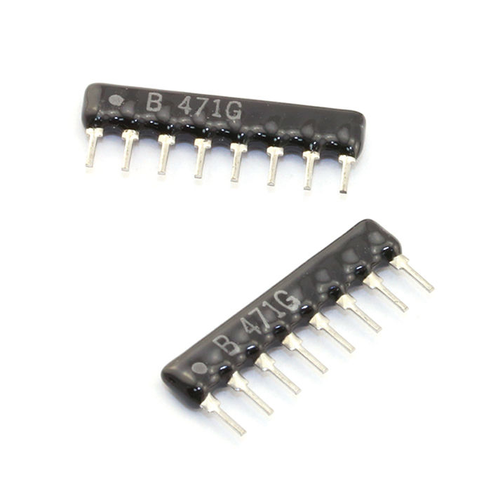 B-Type 8Pins 0.2W SIP Resistor Networks
