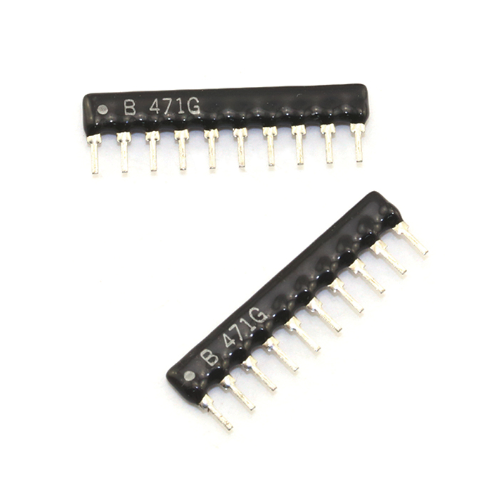 B-Type 10Pins 0.2W SIP Resistor Networks