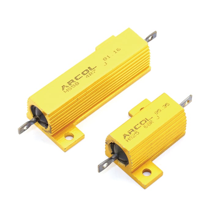 25W Aluminium Housed Wirewound Resistors
