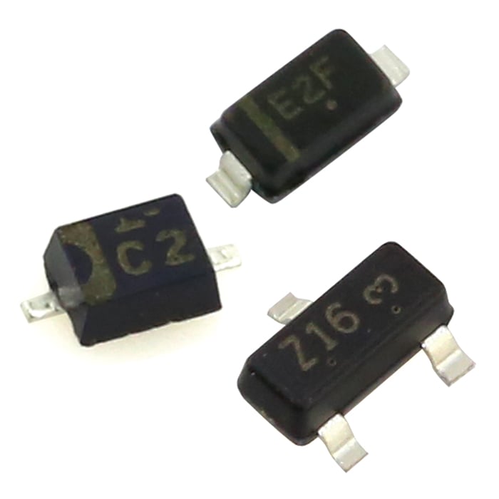 SMD 0.1~0.4W Zener Diodes