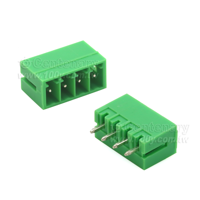 插拔式接線端子180度 4P - 108444 產品圖片