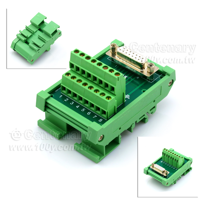 DB15 Relay Station Transfer Terminal Adapter Board Module Female Head - 108583 Product Image