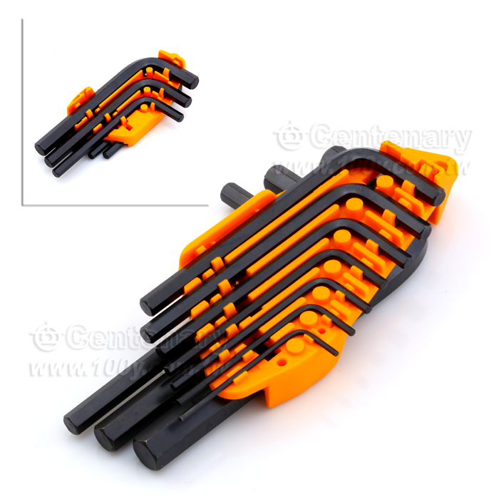 10 Pcs Short Arm, "L" Shaped Hexagon Set - 2496 Product Image