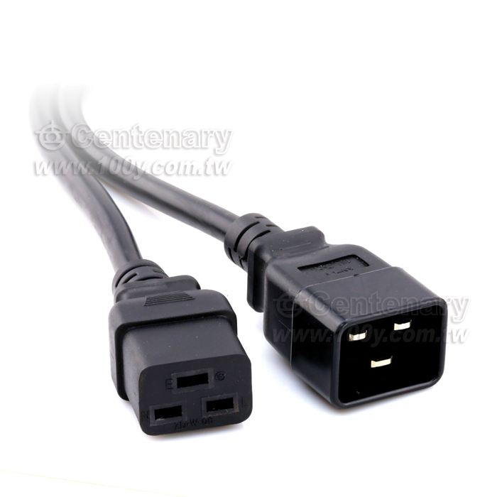 PDU UPS switch power cord C19 to C20 GB pure copper 1.5 square wire - 142387 Product Image