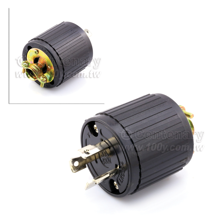 NEMA L8-30P Locking Plug - 108907 Product Image