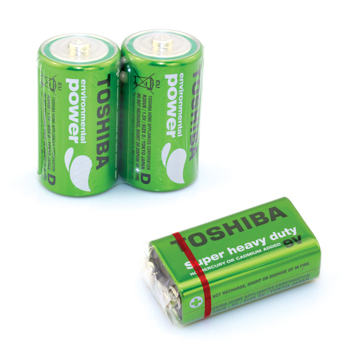 TOSHIBA Carbon Zinc Batteries