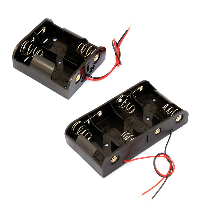 C-Type Plastic Battery Holders / Equipment Mounting