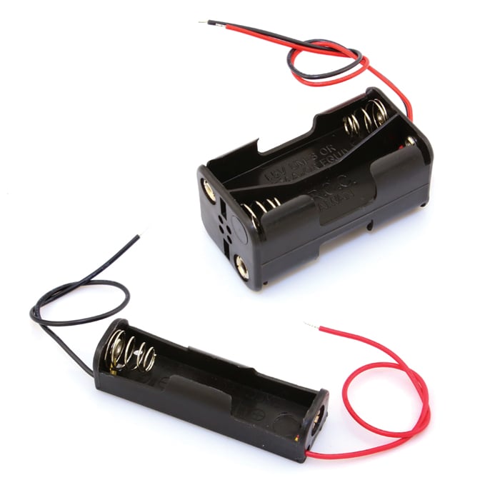 AA-Type Plastic Battery Holders / Equipment Mounting