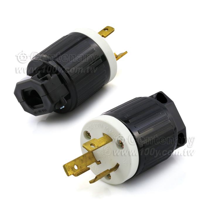 L6-30P 引掛式插頭 P30A / 250V - 108890 產品圖片