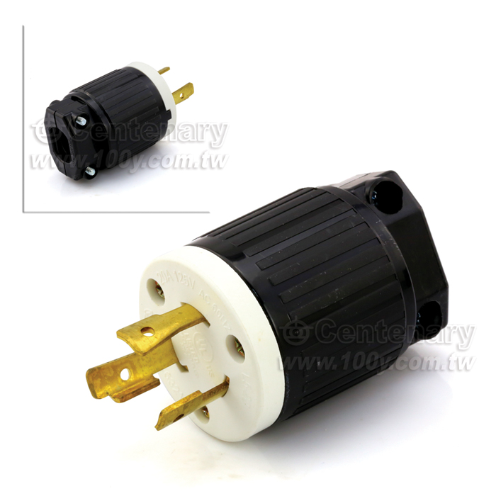 NEMA L5-20P Locking Plug - 108606 Product Image