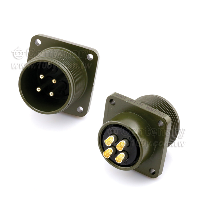 4P公端械外插座 35A 500Vac - 40425 產品圖片