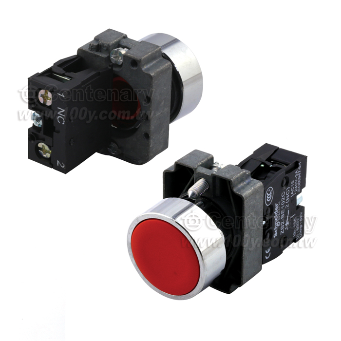 自復式按鈕開關 紅色 1NC AC/DC 600V - 109133 產品圖片