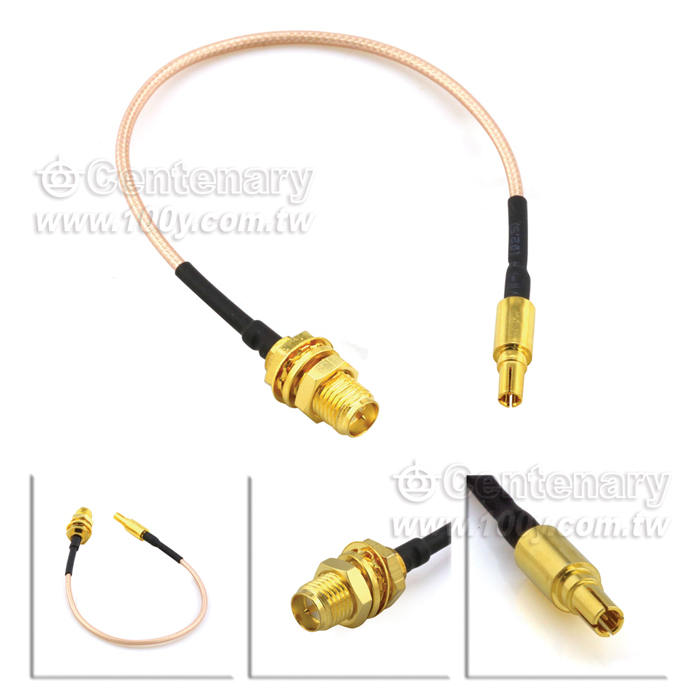 TEST LEAD-SMA(F) To CRC9 FOR RG178 CABLE - 109588 Product Image