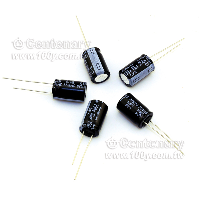 Rubycon_10uF/250V Miniature Aluminum Electrolytic Capacitor - 101640 Product Image