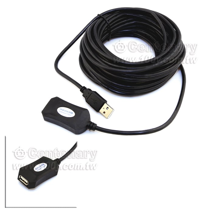 USB A公對A母 2.0 延長線 10M - 106631 產品圖片