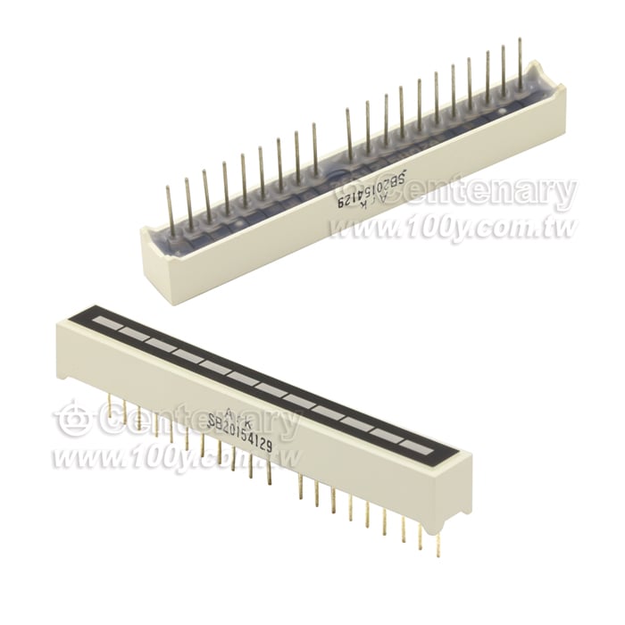 12 Light Bar LED 黃綠色(共陽) - 110089 產品圖片