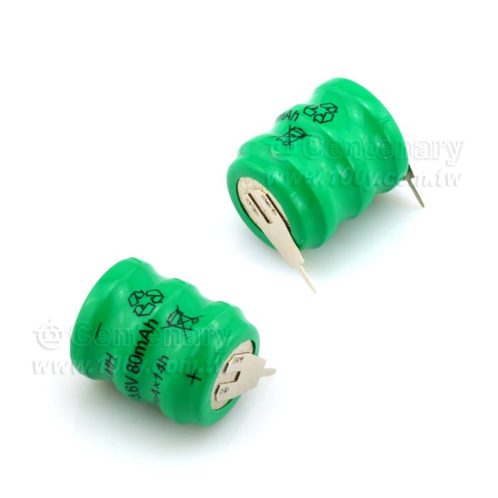 可充電鎳氫電池 3.6V/80mAh - 110285 產品圖片