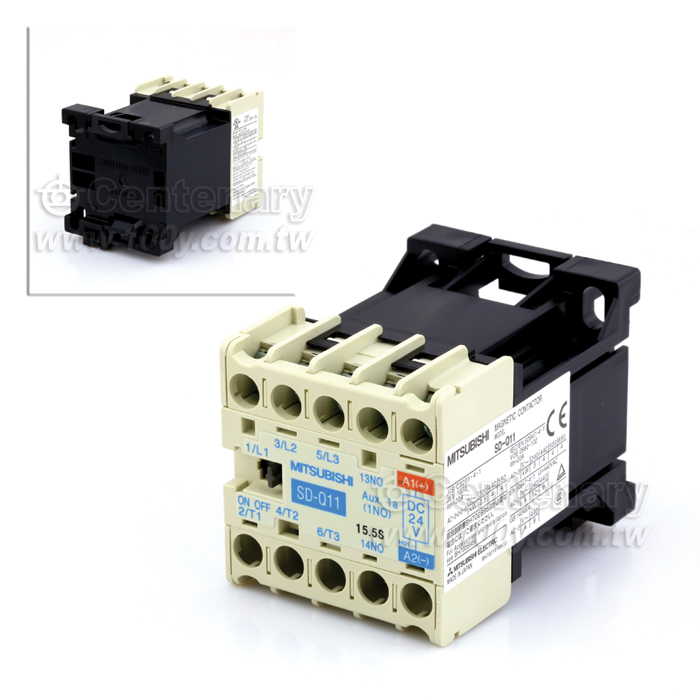電磁接觸器 1NO(1NC) 20A DC24V (1A) - 101955 產品圖片