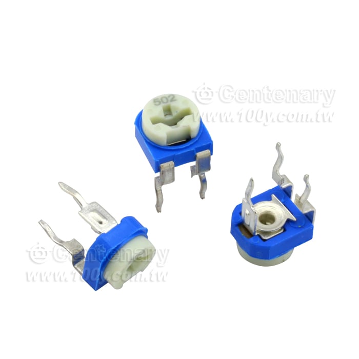 WH06/RM063/RM065 藍白可調電位器