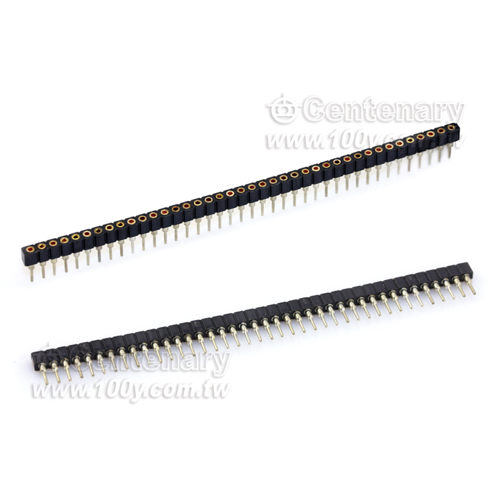 2.0mm圓短針母單排座 40 Pin - 110116 產品圖片