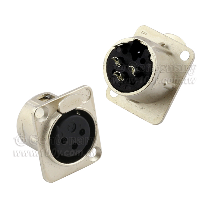 3P XLR Female Macaque Female XLR Socket Base Caron - 110408 Product Image