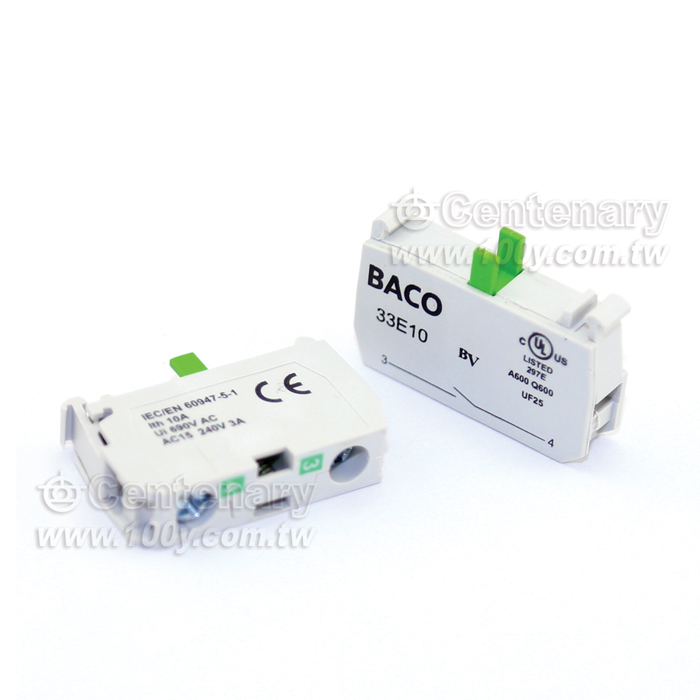 Contact Block 1NO Screw terminal - 106716 Product Image