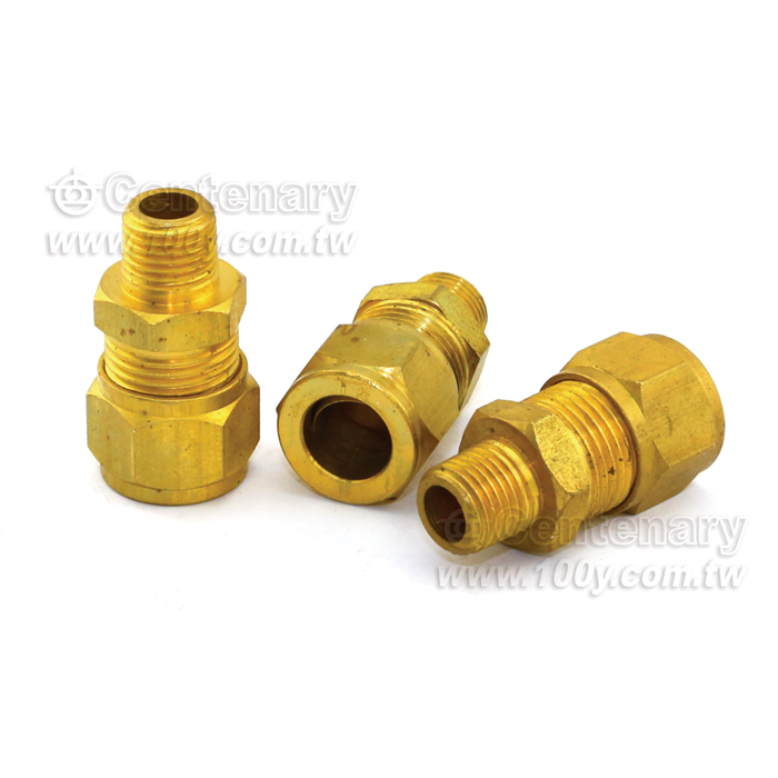 1/4T*1/2S 銅仁式銅管直接頭 - 106681 產品圖片