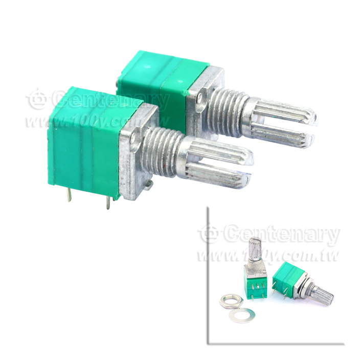 單聯帶開關電位器 5Kohm ±20% - 106915 產品圖片