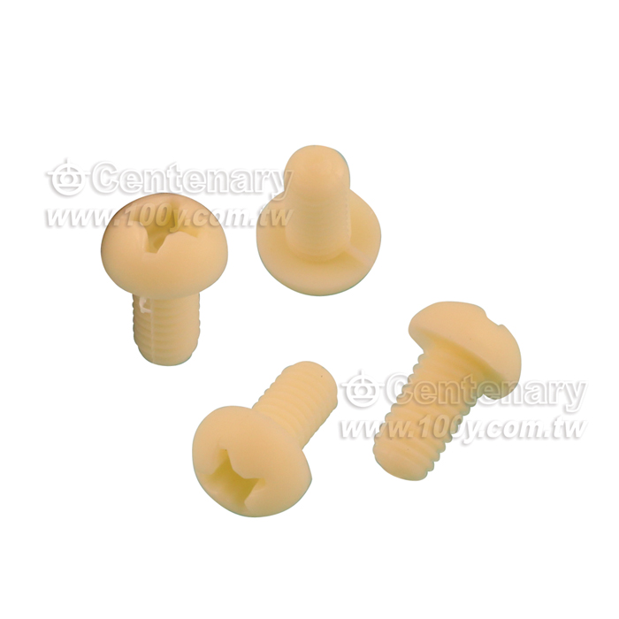 塑膠螺絲 NYLON  M4*8mm【ROHS】 - 66472 產品圖片