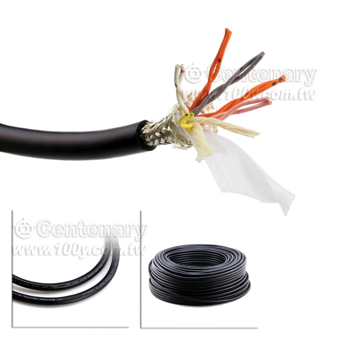 太陽牌高柔性拖鏈雙絞屏蔽信號線 3P(6C)*22AWG