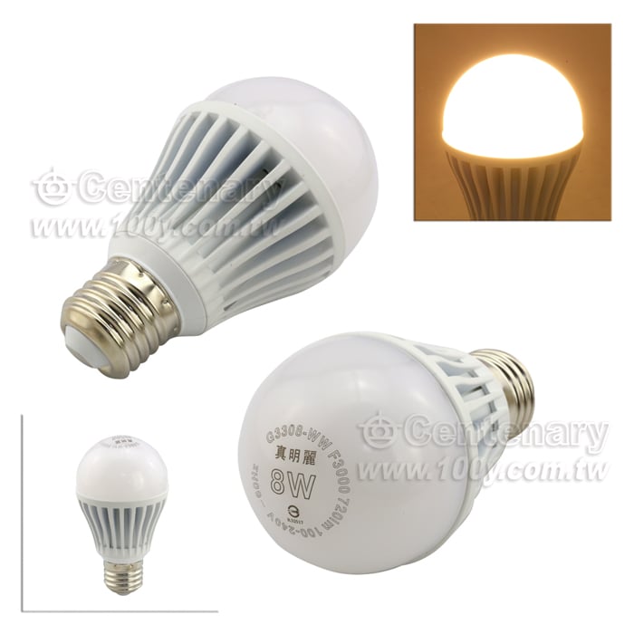 LED燈泡 8W 暖白光 - 110996 產品圖片
