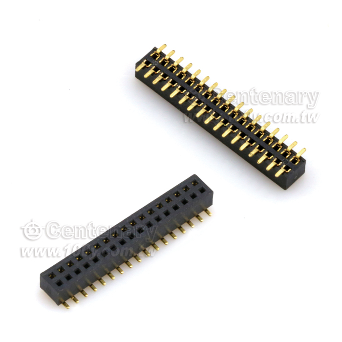 1.0mm Female Header Receptable - Double Rows - 111174 Product Image