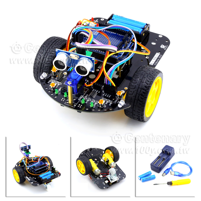 Hjduino UNO R3 智能小車套件 - 111495 產品圖片