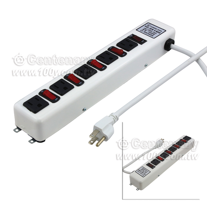 5P AC Switch Power Strips - 111505 Product Image