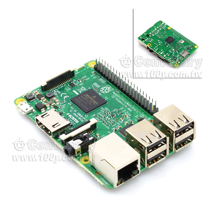 Pi 3 Model   SBC+WIFI藍牙+1G - 111639 產品圖片