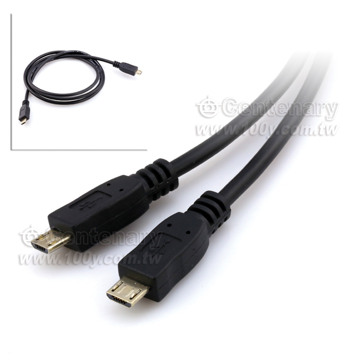 MicroUSB公 to MicroUSB 5P 延長線 - 112068 產品圖片