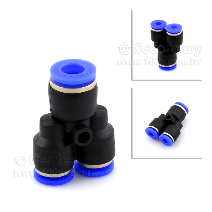 Y Type Three-Way Adjustable Pneumatic Fitting - 132631 Product Image