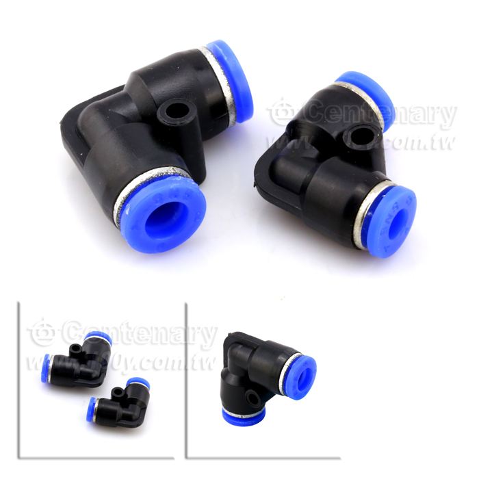 氣管彎頭L型快速接頭 6mm - 112466 產品圖片