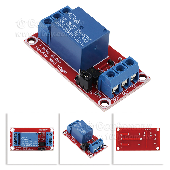 1路繼電器模組帶光耦隔離 DC5V - 112497 產品圖片
