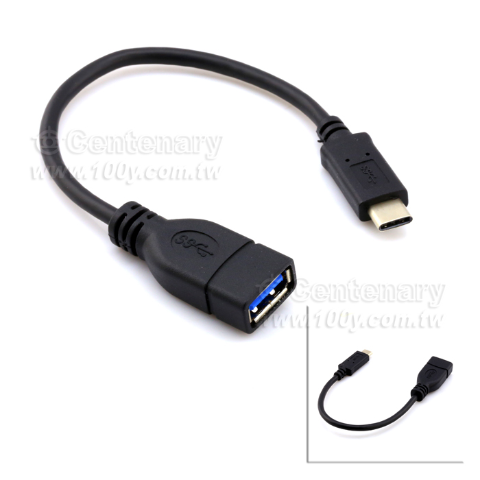 USB3.1-C型公對A型母 0.2M - 112980 產品圖片