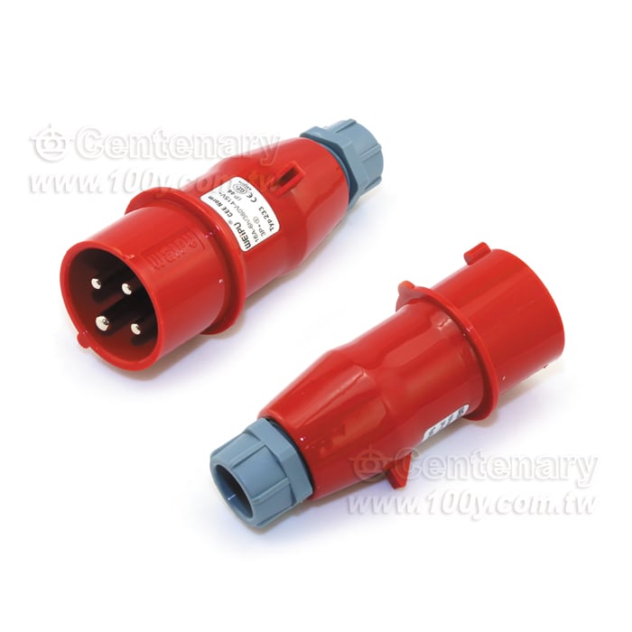 4P/16A 400VAC 公插頭 IP44 口徑:58mm - 30459 產品圖片
