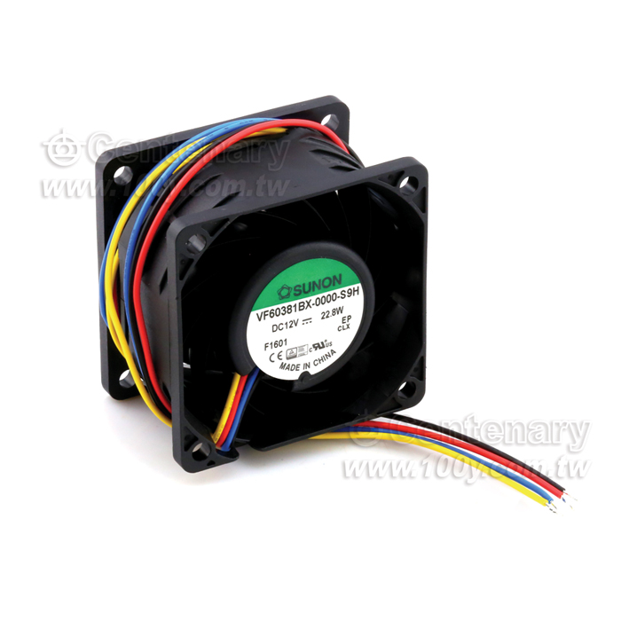 DC12V 帶線式風扇 60*60*38mm - 113038 產品圖片