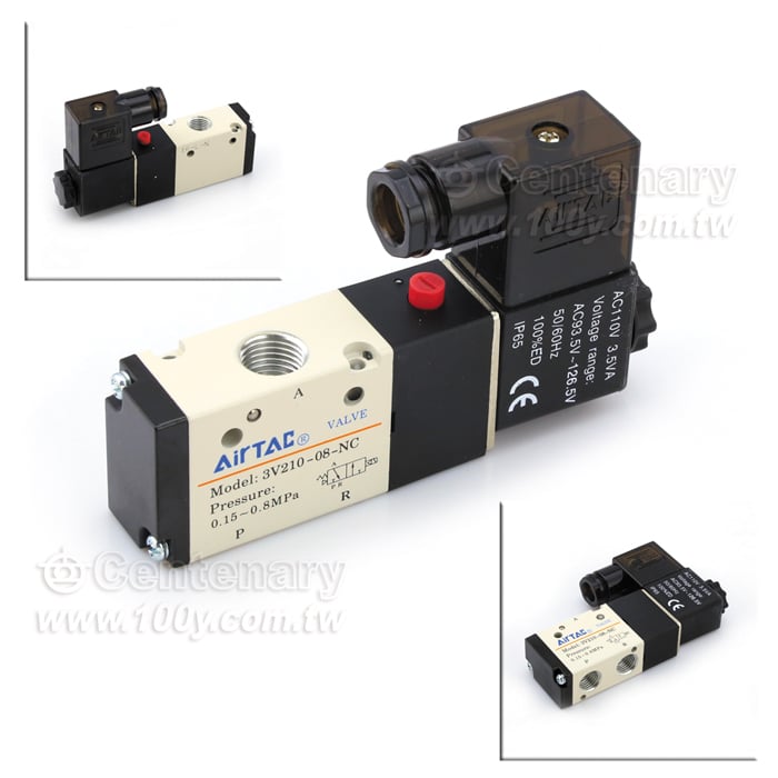 氣動電磁閥 DC24V 常開