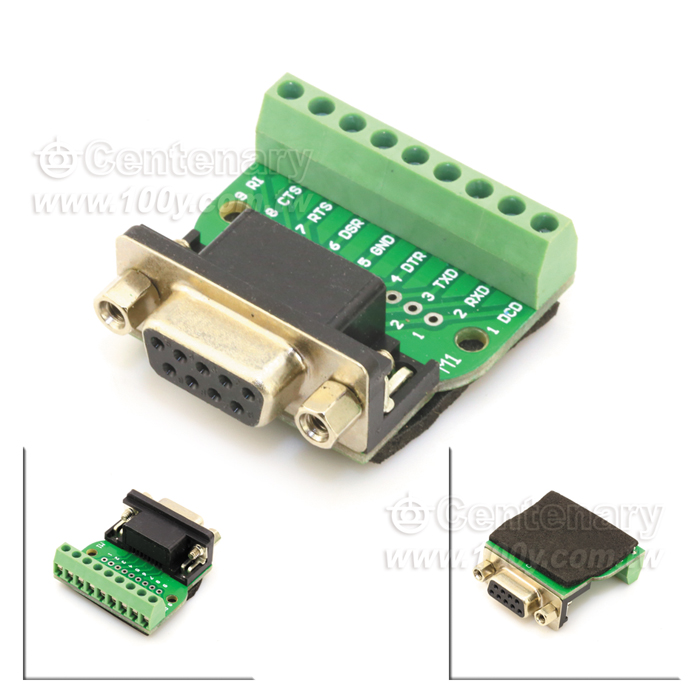 DB9 Female Connector Free Welding Head Module - 113431 Product Image